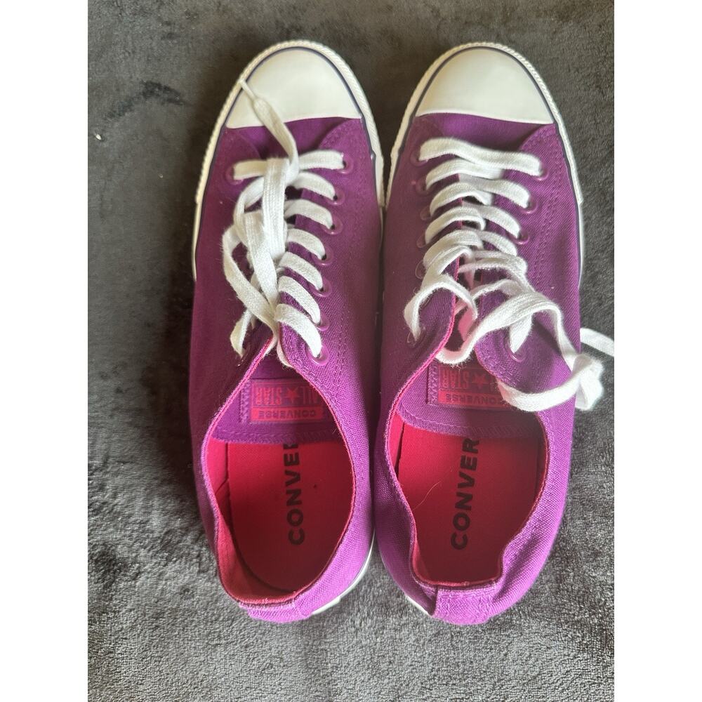Converse All Star Chuck Taylor Purple Sneakers M9 W11 - Picture 3 of 7